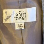 Le Suit 2 piece Pants and Blazer 10 Petite Gray Slacks Jacket Tweed Photo 2