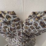 Chetta B Sherrie Bloom & Peter Noviello  Black Gold Cocktail Dress Size 6‎ Photo 5