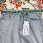 FOR THE REPUBLIC  DENIM 2/25 light blue wash skirt Photo 6