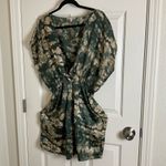 Collective Concepts  women’s Green and Cream Tie-Dye Dress size medium Photo 1