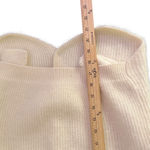 Vintage Sideffects Fuzzy‎ Cardigan Sweater Size M Cream Balloon Sleeve Cozy Knit Size M Photo 10