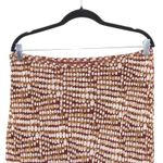 Donna Morgan 100% Silk  Skirt Set Size 14 Brown Vintage Photo 6