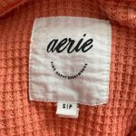 Aerie  Lumberjane Waffle Knit Button Up Top Size Small Photo 4