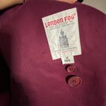 London Fog Vintage  Women's Trenchcoat Burgundy 
Size 12 Regular Photo 4