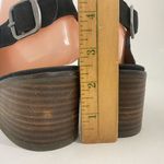 Lucky Brand  Women's 8M Lideton Black Perforated Leather Slingback Sandals Shoes Photo 9