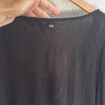 O'Neill O’Neill Black Crochet Coverup Mini Dress Beachy Boho Viscose Sheer Vacation Photo 6