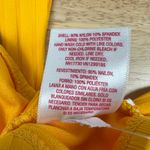 Xhilaration  Juniors' Yellow Ribbed Bralette Bikini Top - Size Small - NWT Photo 6