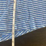 Old Navy  short sleeve striped blue white luxe large blouse Photo 5