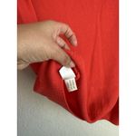 Peter Millar  Women's Merino Wool Long Sleeve V Neck Sweater Orange Size Small Photo 2