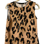 ZARA Basic Leopard Print Sleeveless Top – Size Small Photo 0