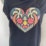 Life is Good Palm Trees Tropical Heart Crusher Lite Tank Top size Medium Blue Photo 1