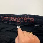 Johnny Was  Pete & Greta Womens Size 6 Marika Cargo Pants Black Grunge‎ *FLAWED Photo 1