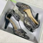 Avenue  black and white animal print / snake print party holidays heel 8.5 Photo 11