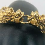 Head 18K gold plated dragon  bracelet Photo 3