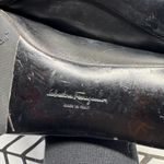 Salvatore Ferragamo  black leather pumps size 7.5 Photo 8