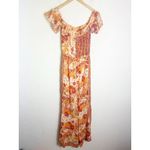 Free People NWT  Carmen Jumpsuit Off Shoulder Floral Wide Leg Size Small Bohemian Photo 12