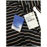 Abound New  Womens Size Large Rain Check Bodycon Mini Striped Ruched Black Photo 11