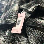 Avec Les Filles NWT Plaid Tweed Double-Breasted Coat Black Multi WOOL Photo 11