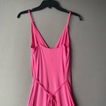 United Colors Of Benetton Benetton sz S spaghetti strap faux wrap pink midi dress Photo 5