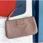 Kate Spade  Pink Pebble Leather Wristlet Clutch Photo 0