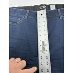 Womans Terra & Sky Blue Jean Capri Groucho Style Pants 18 W High Rise Size 18W Photo 5