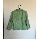 Mint Green Plaid Cropped Blazer Size M Photo 4