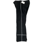 Ecru NWT Black Cropped Pants with White Piping Size 2 Photo 9