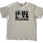 Gildan Sarcasm is My Love Language Womens Small T-Shirt Short Sleeve Photo 1