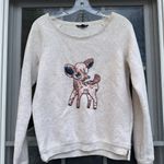 American Eagle  Sweatshirt Deer sequin Size Small Photo 0