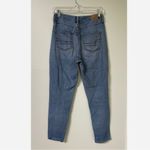 American Eagle  Mom Jean 2 Regular High Rise Medium Blue Cotton Pockets 90s Inspo Photo 4