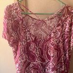 Lucky Brand  Paisley Print Women's Top - Pink large Photo 3