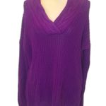 Ralph Lauren Lauren Chunky Knit Oversized V-neck Sweater size large ladies Photo 0