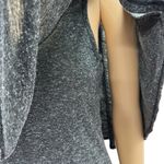 Volcom Second Trance Gray Split Sleeve Draped Cape Bodice Dress Womens Medium Photo 2