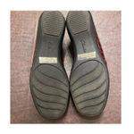 Clarks Collection Maroon Croc Embossed Patent Loafers 7M Comfort Slip Photo 6