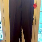 Oscar de la Renta NWT  BROWN SLACKS SIZE 12 Photo 0