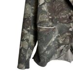 Baci Womens Floral Camo Jacket Blazer Y2K Steampunk Military Size Medium Green Photo 3
