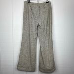 EXPRESS Wool Blend Gray & White Chevron Dress Pants Trousers Cuffed Lined 9/10 Photo 2