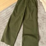 Solid & Striped solid and a striped green olive pant Photo 2