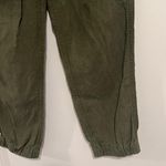 Point Sur Khaki Olive Green Linen Blend Cargo Pants Size 0 EUC Photo 2