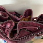 Patricia Nash  100% Leather Maroon Martina Crossbody Bag Photo 9