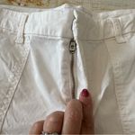 Frank & Eileen  Blackstone Pants size 6 Chalk Twill‎ Raw Hem Ankle Khakis Photo 8