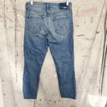 MOTHER the Mid Rise Dazzler Ankle Step Fray Jean, Something to Remember Blue Size 28 Photo 4