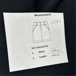 Lane Bryant  Women's Black Draped Knee Length Skirt Size 14/16 Photo 6