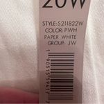 Nic+Zoe  Seams All Day Denim‎ Slim Pull-On Crop Pant in Paper White Plus Size 20W Photo 5
