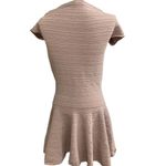 Torn By Ronny Kobo  Fit & Flare Knit‎ Bodycon Dress Women's Size L Pink Nude EUC Photo 1