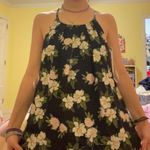 DNA couture Navy Floral Tank- NWOT Photo 0