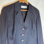 Christian Dior navy blue striped blazer jacket Photo 1