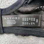 Natori  Black Lace Bra Size 36D Underwire Lightly Lined Everyday T-Shirt Style Photo 2