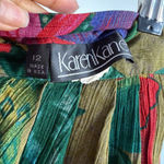 Karen Kane sz 12 tropical floral sz 12 VTG hawaiian vacation wrap skirt Photo 4