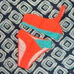Cupshe Colorblock Asymmetrical Bikini Set Photo 2